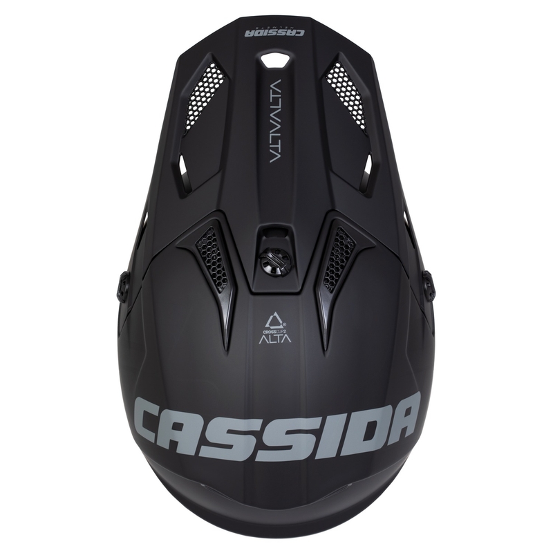 Detská motokrosová prilba Cassida Cross Cup 2 Alta matná čierno-šedá
