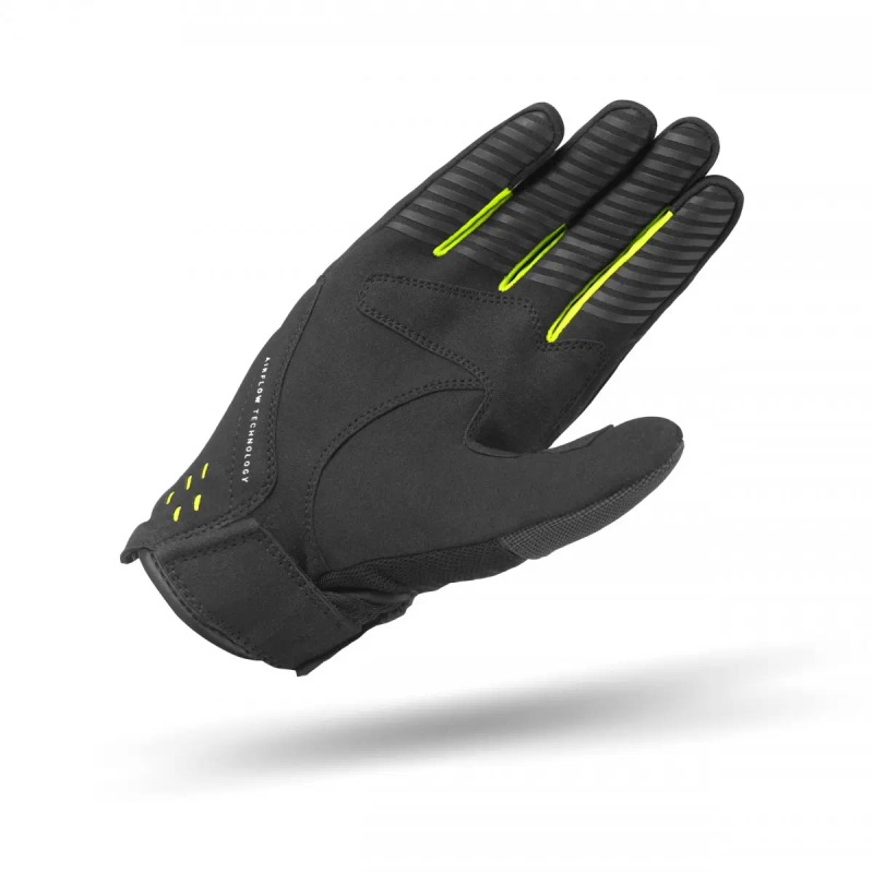 Detské rukavice na motorku Shima One EVO čierno-fluo žlté