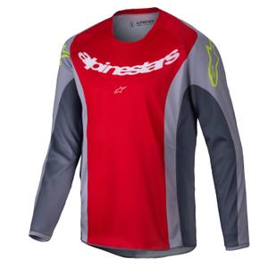 Detský motokrosový dres Alpinestars Racer Melt červeno-sivý