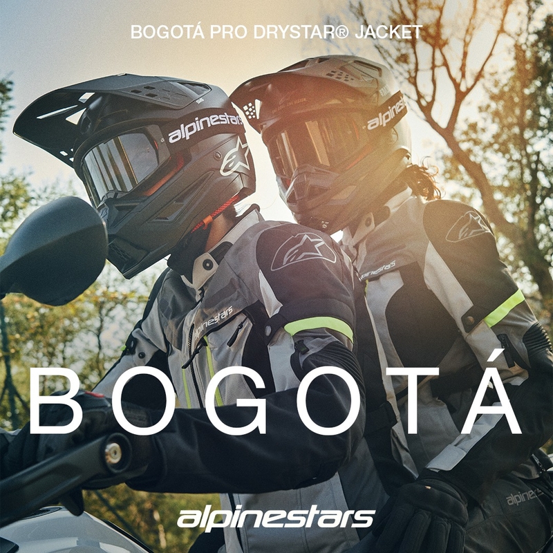 Bunda na motorku Alpinestars Bogota PRO Drystar 2025 modro-čierno-červená