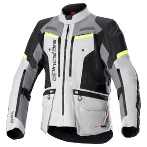 Bunda na motorku Alpinestars Bogota PRO Drystar 2025 šedo-čierno-fluo žltá