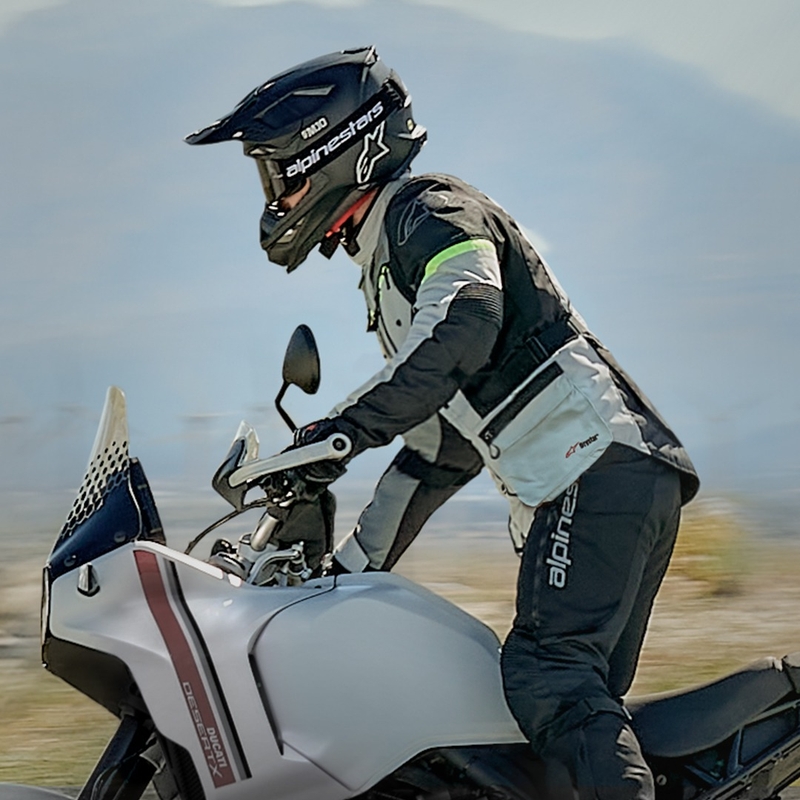Bunda na motorku Alpinestars Bogota PRO Drystar šedo-čierno-fluo žltá