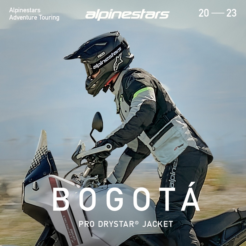 Bunda na motorku Alpinestars Bogota PRO Drystar šedo-čierno-fluo žltá