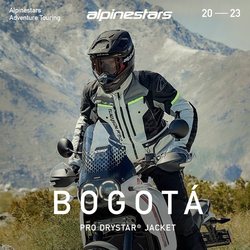 Bunda na motorku Alpinestars Bogota PRO Drystar šedo-čierno-fluo žltá
