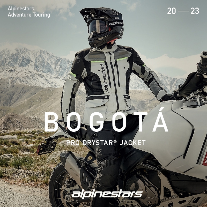 Bunda na motorku Alpinestars Bogota PRO Drystar šedo-čierno-fluo žltá