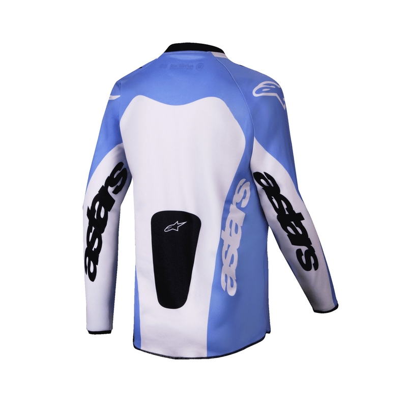 Detský motokrosový dres Alpinestars Racer Veil fialovo-čierny