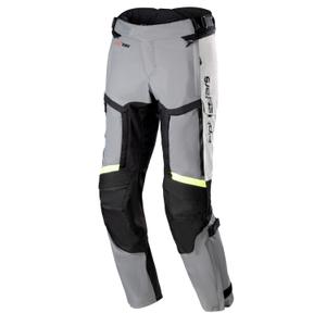 Nohavice na motorku Alpinestars Bogota Pro Drystar 4 Season 2025 šedo-čierno-fluo žlté