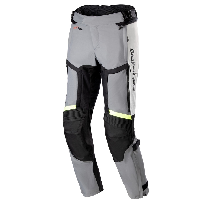 Nohavice na motorku Alpinestars Bogota Pro Drystar 4 šedo-čierno-fluo žlté