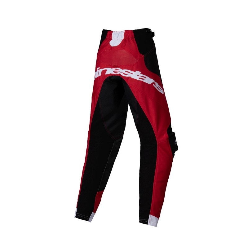 Detské motokrosové nohavice Alpinestars Racer Veil Kids čierno-červené