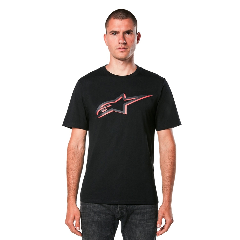 Tričko Alpinestars Ageless Shadow CSF čierno-červené