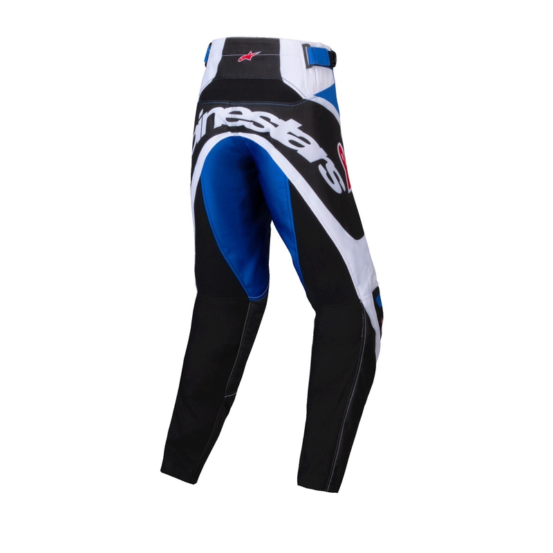 Detské motokrosové nohavice Alpinestars Racer Wurx modro-čierne