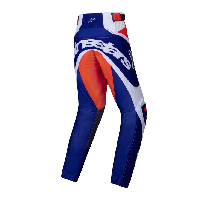Detské motokrosové nohavice Alpinestars Racer Wurx multicolor-biele