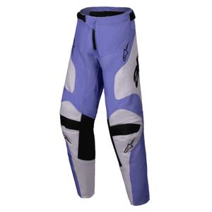 Detské motokrosové nohavice Alpinestars Racer Veil fialovo-čierne