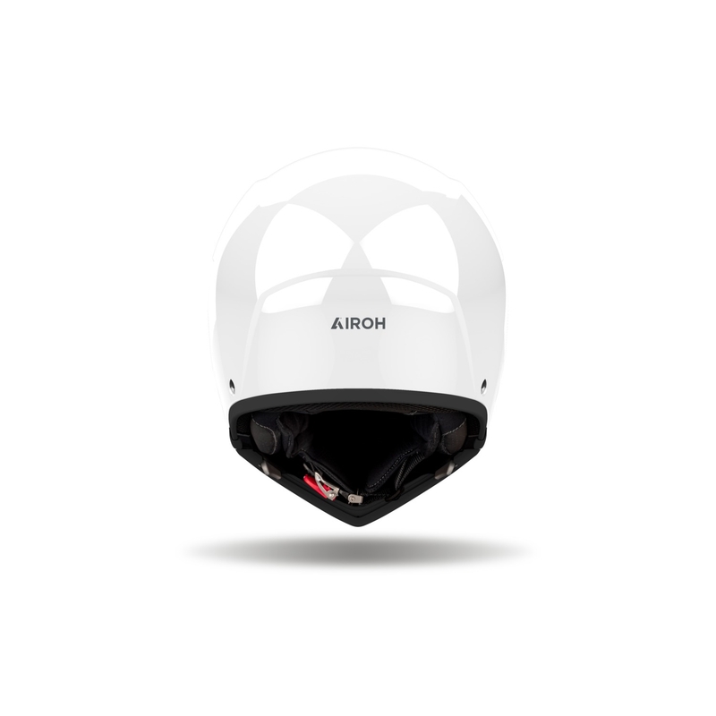Modulárna helma na motorku Airoh J110 Color lesklá biela