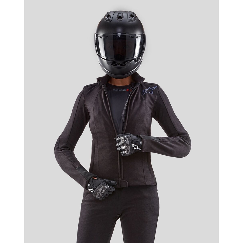 Dámska airbagová vesta Alpinestars Stella TECH-AIR®3 system čierno-tmavo šedá