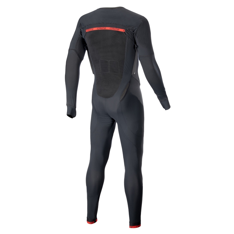 Vonkajšia vrstva airbagovej vesty Alpinestars TECH-AIR®10 čierno-červeno-šedá
