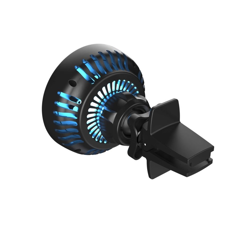 Držiak s bezdrôtovým nabíjaním a aktívnym chladením FIXED MagCool s uchytením MagSafe čierny 15W