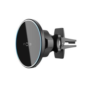 Držiak s bezdrôtovým nabíjaním FIXED MagRound s podporou uchytenia MagSafe čierny 15W