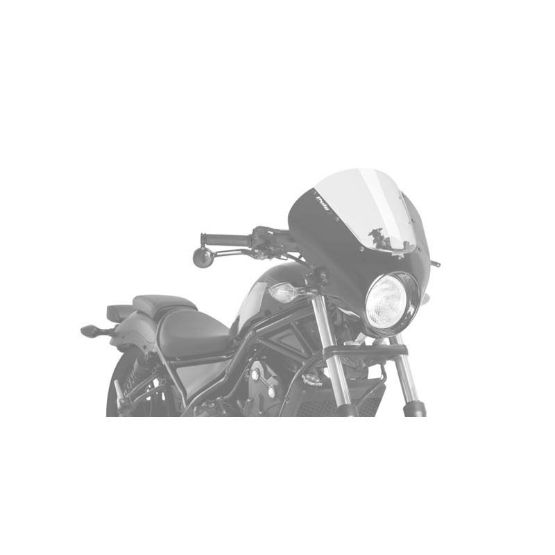 Plexi štít PUIG DARK NIGHT tmavá dymová pre HONDA CMX 500 Rebel 2017-2019