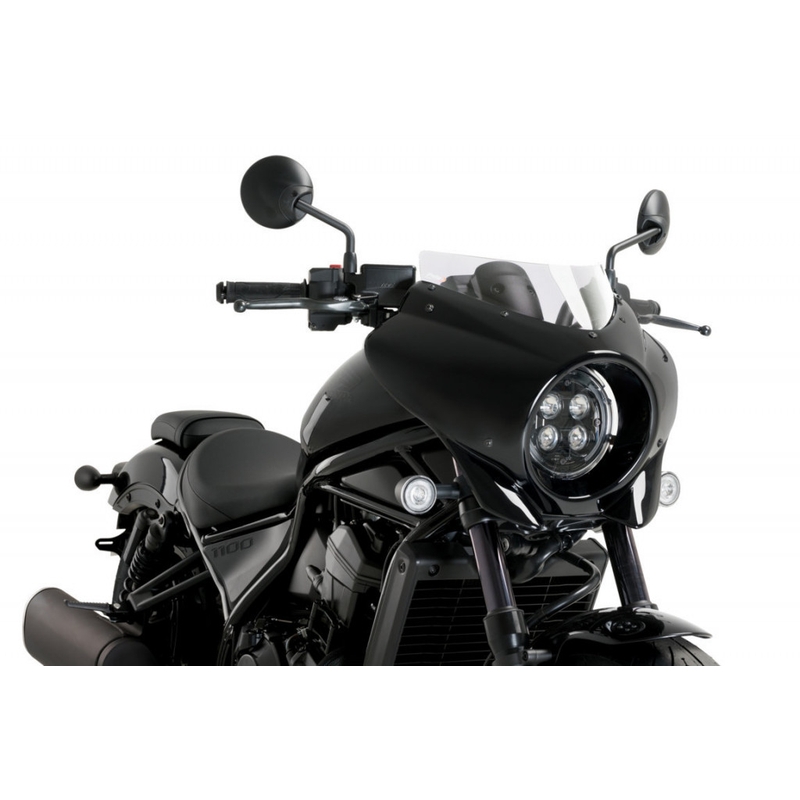 Plexi štít PUIG MIRAGE priehľadná gloss black housing