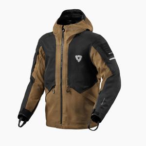Bunda na motorku Revit Tectonic H2O čierno-hnedá