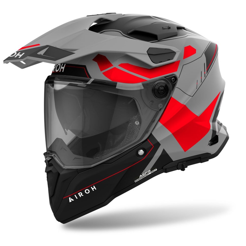 Enduro prilba Airoh Commander 2 Reveal matná červená fluo