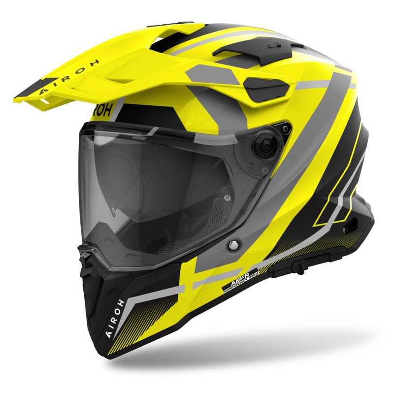 Enduro helma Airoh Commander 2 Mavick matná žltá