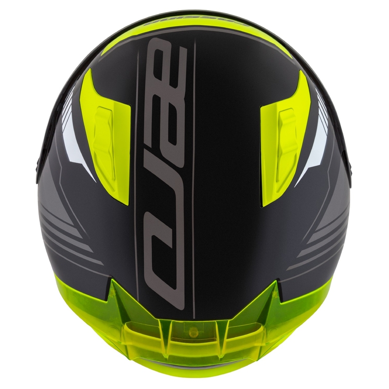 Integrálna helma na motorku Cassida Aero Drome čierno-fluo žlto-bielo-šedá