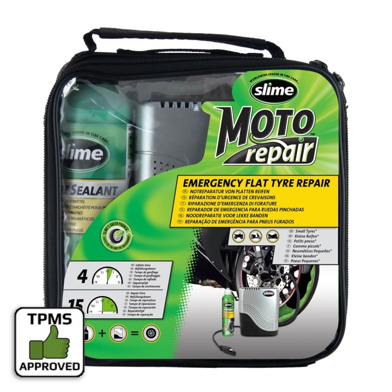 Opravná sada pre defekty motocyklov a skútrov Slime Moto Repair