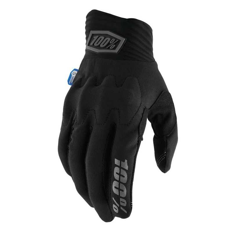 Motokrosové rukavice 100% Cognito Smart Shock čierne