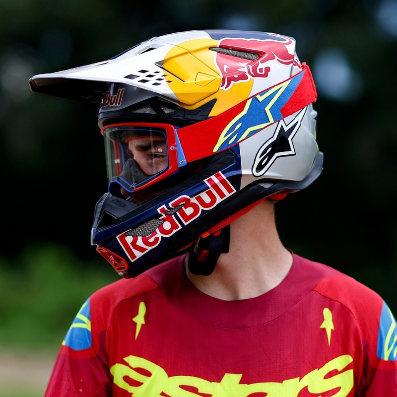 Motokrosové okuliare Alpinestars Supertech Corp čierno-šedé so strieborným plexisklom