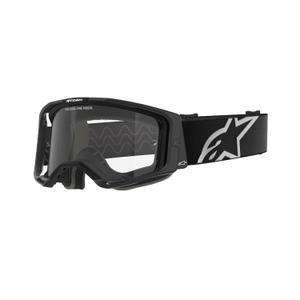 Motokrosové okuliare Alpinestars Vision 8 Corp čierne s čírym plexisklom