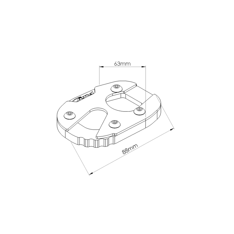Predĺženie stojanu PUIG čierna