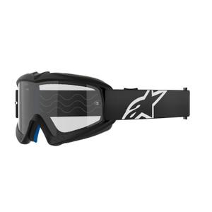 Detské motokrosové okuliare Alpinestars Vision Youth Corp čierne s čírym plexisklom
