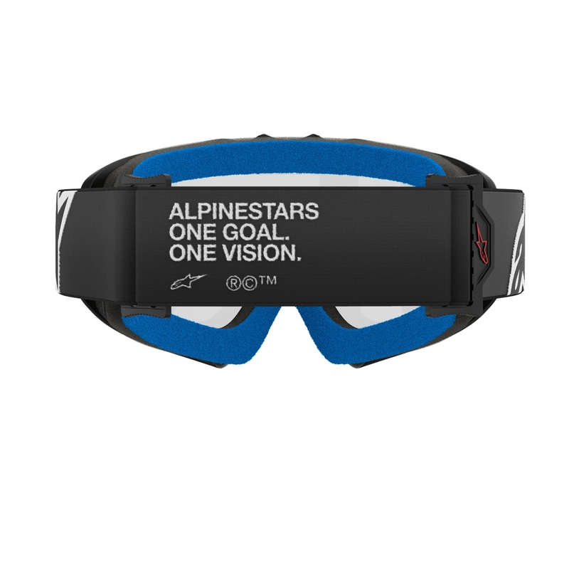 Detské motokrosové okuliare Alpinestars Vision Youth Corp čierne s čírym plexisklom