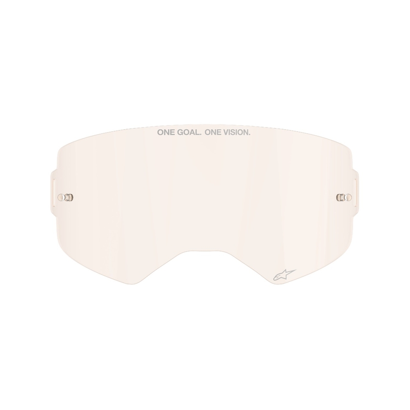 Plexisklo pre okuliare Alpinestars Supertech svetlo oranžovo-hnedo-afterburn