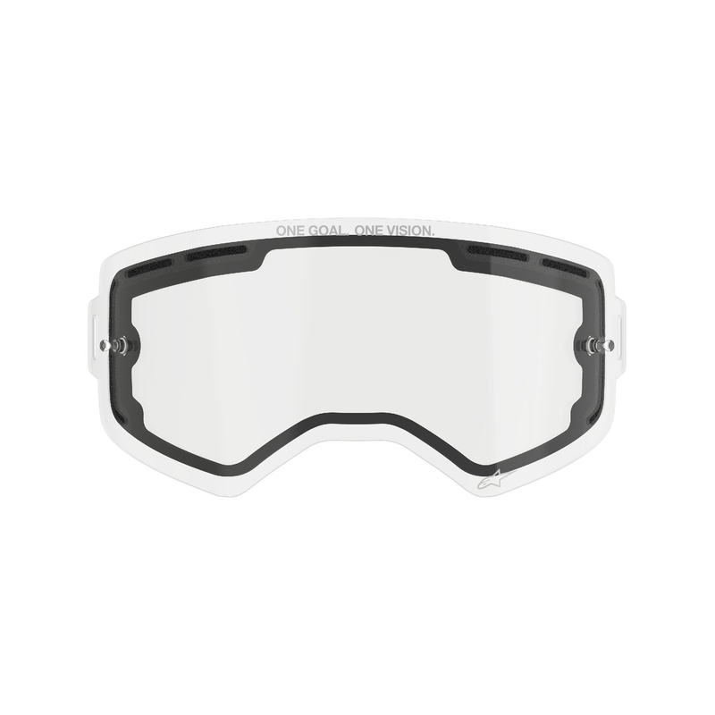 Plexisklo pre okuliare Alpinestars Supertech dvojité antifog číre
