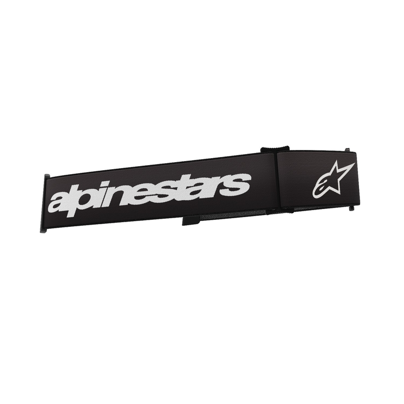 Popruh pre okuliare Alpinestars Supertech/Vision 8 čierno-biely