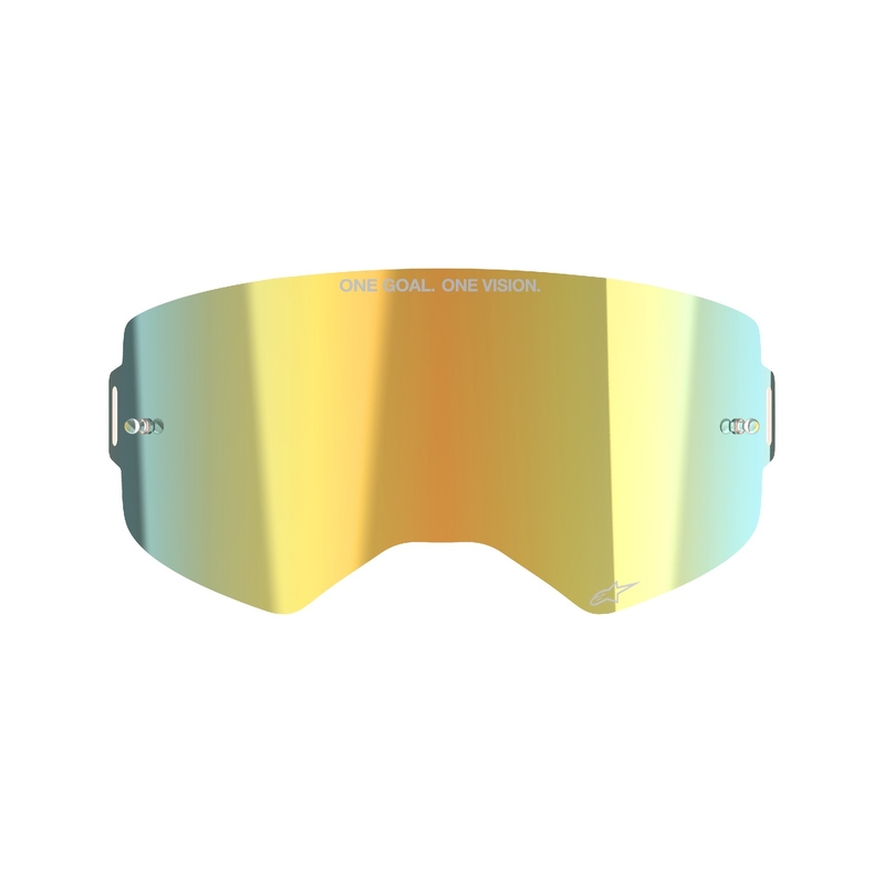 Plexi pre okuliare Alpinestars Supertech Absolute Vision™ zrkadlovo zlaté