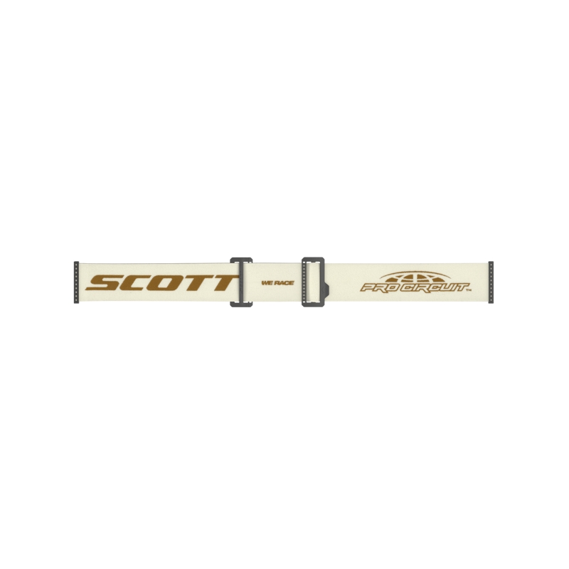 Motokrosové okuliare SCOTT Prospect PRO Circuit AMP béžovo-hnedé so zlatým plexi