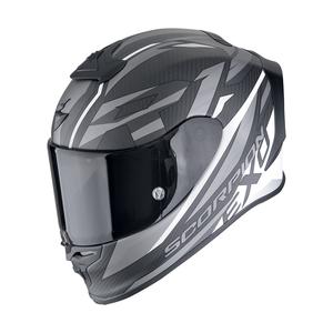 Integrálna prilba na motorku Scorpion EXO-R1 EVO CARBON AIR RUNNER matná čierno-biela