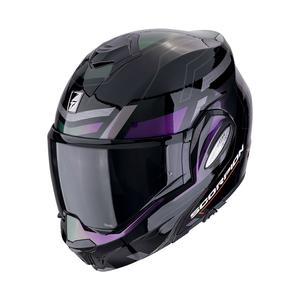 Preklápacia helma na motorku Scorpion EXO-TECH EVO CONQUER matná čierna chameleón