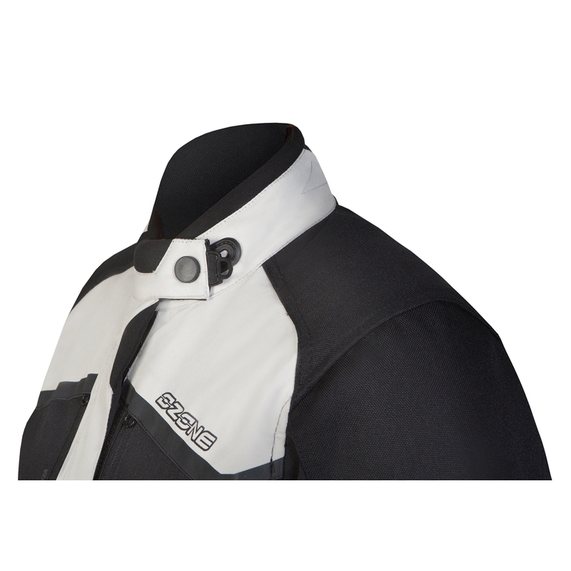 Dámska bunda na motocykel Ozone Explorer II šedo-čierna výpredaj