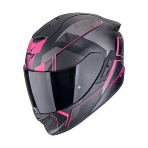 Integrálna helma na motorku Scorpion EXO-1400 EVO II AIR INTENSIO matná čierno-ružová
