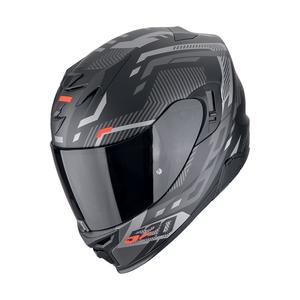Integrálna helma na motorku Scorpion EXO-520 EVO AIR RANKA matná čierno-strieborno-červená