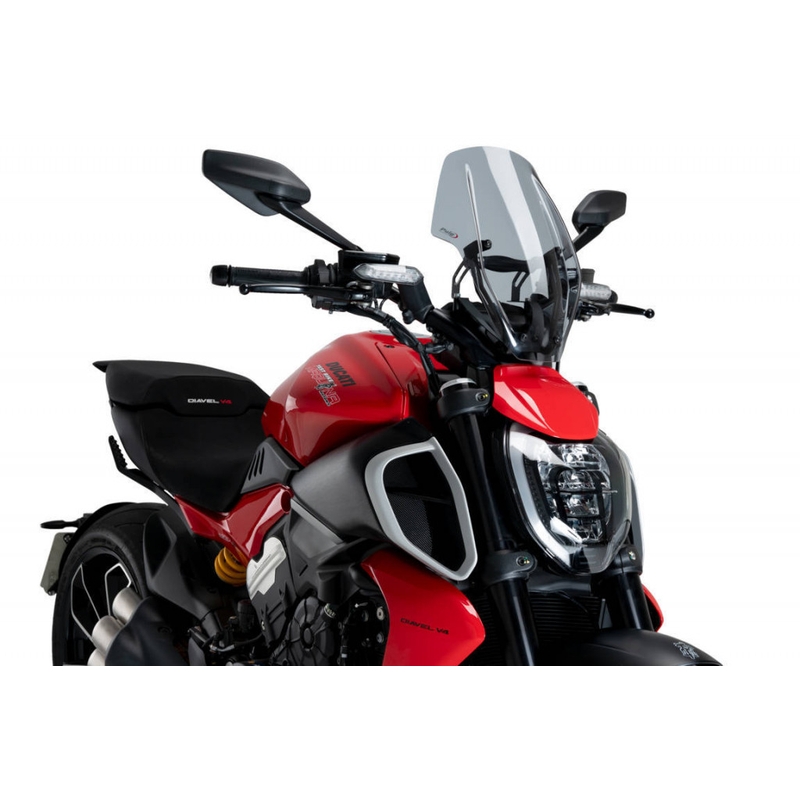Plexi na motorku PUIG NEW GENERATION dymové Nastaviteľné