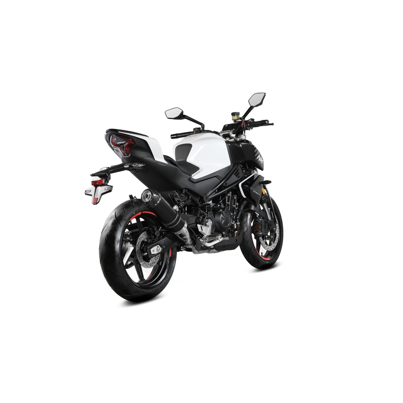 Koncovka výfuku STORM GP Black with carbon cap pre CFMOTO 450 NK 2023-2024