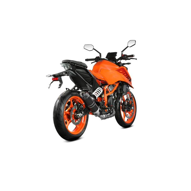 Koncovka výfuku STORM GP Black with carbon cap pre KTM Duke 390 2024-2026, KTM Duke 125 2024-2026
