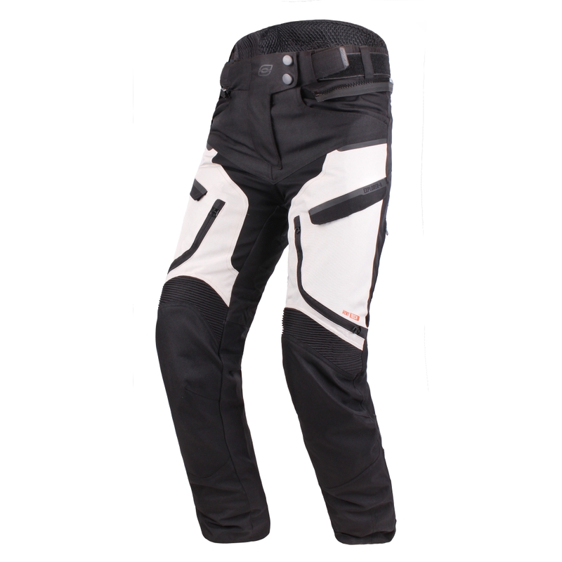 Nohavice na motocykel Ozone Explorer II šedo-čierne