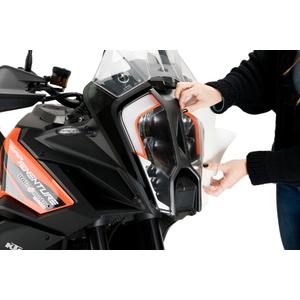 Adhere headlight protector PUIG 21444W priehľadné